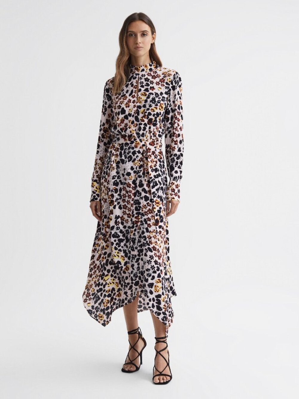 NWT Reiss Lira animal print dress sz 4 $189 - Picture 1 of 4